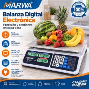 Balanza Digital Electrónica MARWA