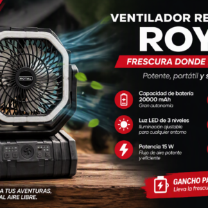 Ventilador Recargable Royal